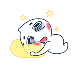 Tiny baby ghost Booo!!! sticker #10529286