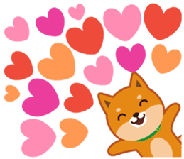 Shiba dog "MUSASHI" 7 sticker #10529779