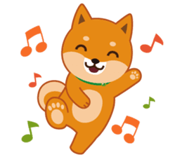 Shiba dog "MUSASHI" 7 sticker #10529786