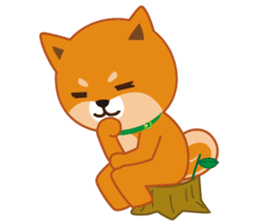 Shiba dog "MUSASHI" 7 sticker #10529788