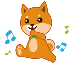 Shiba dog "MUSASHI" 7 sticker #10529789