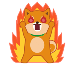 Shiba dog "MUSASHI" 7 sticker #10529793
