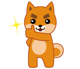 Shiba dog "MUSASHI" 7 sticker #10529799