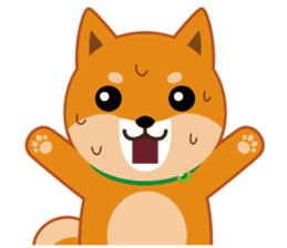Shiba dog "MUSASHI" 7 sticker #10529806