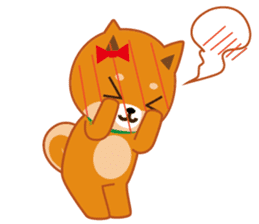 Shiba dog "MUSASHI" 7 sticker #10529807