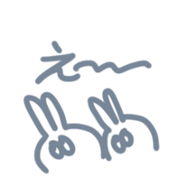 Funny rabbitss sticker #10529982