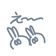 Funny rabbitss sticker #10529982