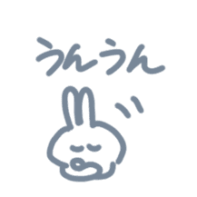 Funny rabbitss sticker #10529984