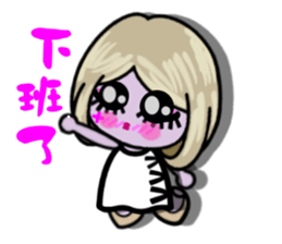 Purple Joker robot 3 sticker #10530137