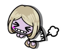 Purple Joker robot 3 sticker #10530142
