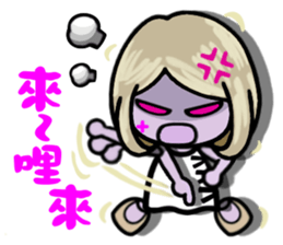 Purple Joker robot 3 sticker #10530144