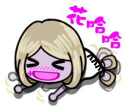 Purple Joker robot 3 sticker #10530148