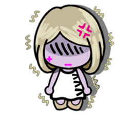 Purple Joker robot 3 sticker #10530152