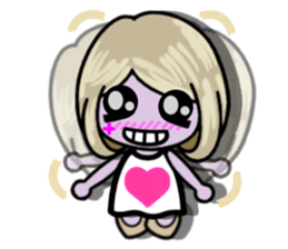 Purple Joker robot 3 sticker #10530153