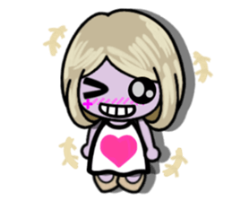 Purple Joker robot 3 sticker #10530155