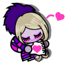 Purple Joker robot 3 sticker #10530164
