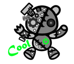 Purple Joker robot 3 sticker #10530174
