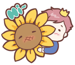 Little Sunflower Prince 2 sticker #10530736