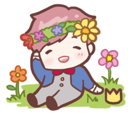 Little Sunflower Prince 2 sticker #10530739