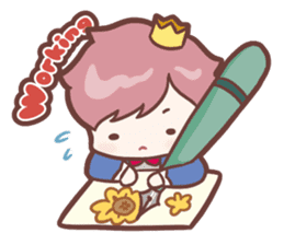 Little Sunflower Prince 2 sticker #10530749