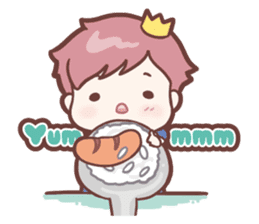 Little Sunflower Prince 2 sticker #10530769