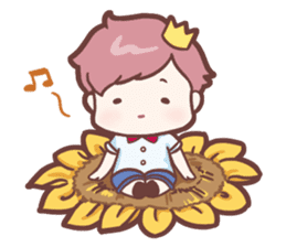 Little Sunflower Prince 2 sticker #10530774