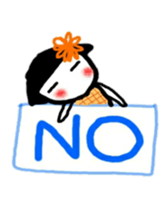 okappa gal sticker sticker #10531669