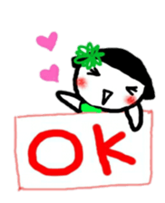 okappa gal sticker sticker #10531670