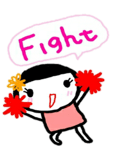 okappa gal sticker sticker #10531688