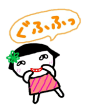 okappa gal sticker sticker #10531690