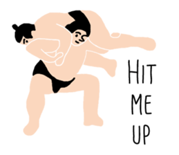 Pop Sumo Wrestler English ver. sticker #10532056