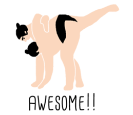 Pop Sumo Wrestler English ver. sticker #10532061