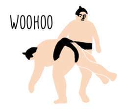 Pop Sumo Wrestler English ver. sticker #10532065