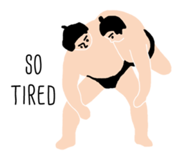 Pop Sumo Wrestler English ver. sticker #10532067
