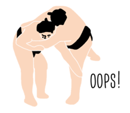 Pop Sumo Wrestler English ver. sticker #10532076