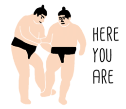 Pop Sumo Wrestler English ver. sticker #10532077