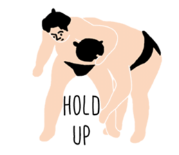 Pop Sumo Wrestler English ver. sticker #10532078