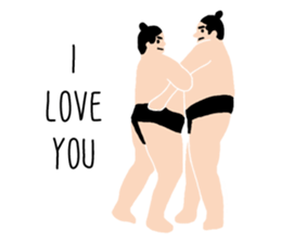 Pop Sumo Wrestler English ver. sticker #10532080