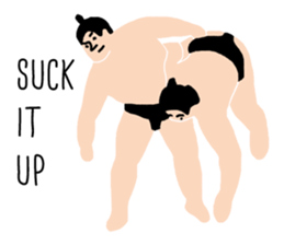 Pop Sumo Wrestler English ver. sticker #10532083