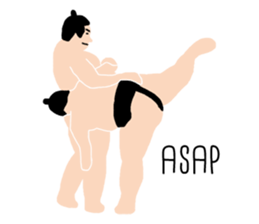 Pop Sumo Wrestler English ver. sticker #10532084