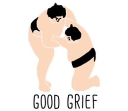 Pop Sumo Wrestler English ver. sticker #10532086