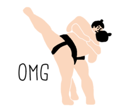 Pop Sumo Wrestler English ver. sticker #10532087