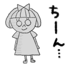 Erin with bobbed hair  (The second) sticker #10532184