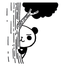 Insolent panda sticker #10532858