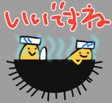 Greetings of sea urchin sticker #10533751