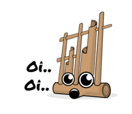 Angklung sticker #10534075