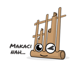 Angklung sticker #10534077