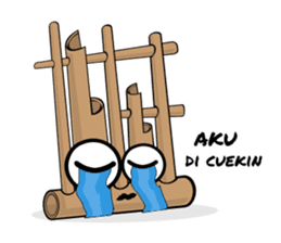 Angklung sticker #10534078