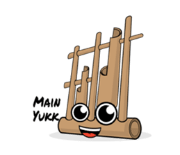 Angklung sticker #10534079