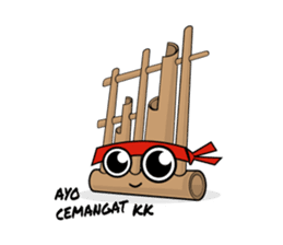 Angklung sticker #10534081